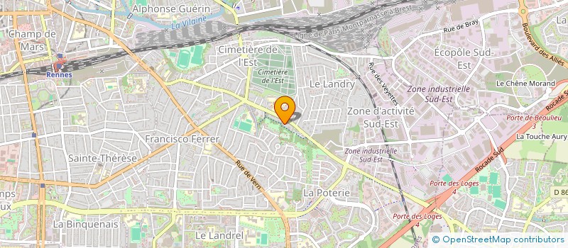 localisation de l'entreprise MONSIEUR NICOLAS CONTASSOT  RENNES