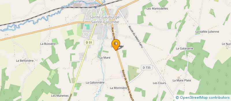 localisation de l'entreprise MONSIEUR NICOLAS COQUELIN à SAINTE-GAUBURGE-SAINTE-COLOMBE