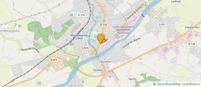 localisation de l'entreprise MONSIEUR NICOLAS CORDIER  FUMEL