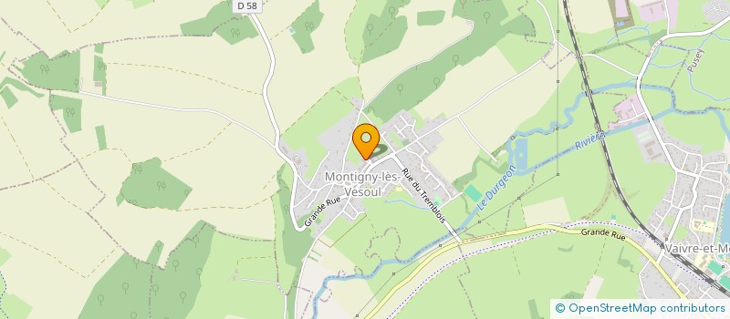 localisation de l'entreprise MONSIEUR NICOLAS CORNEVAUX  MONTIGNY-LES-VESOUL