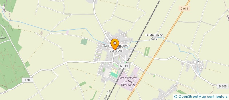 localisation de l'entreprise MONSIEUR NICOLAS CORNUAUD  SAINT-GEORGES-DU-BOIS