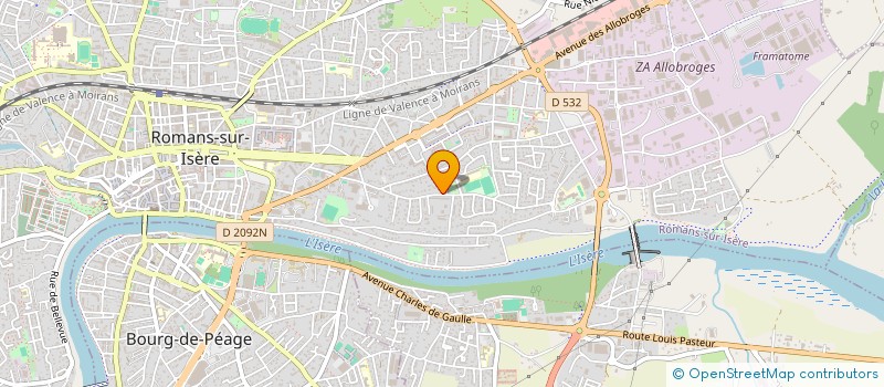 localisation de l'entreprise MONSIEUR NICOLAS CORONEL  ROMANS-SUR-ISERE