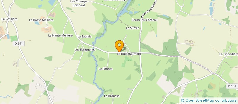 localisation de l'entreprise MONSIEUR NICOLAS CORREYEUR à SAINT-PATRICE-DU-DESERT