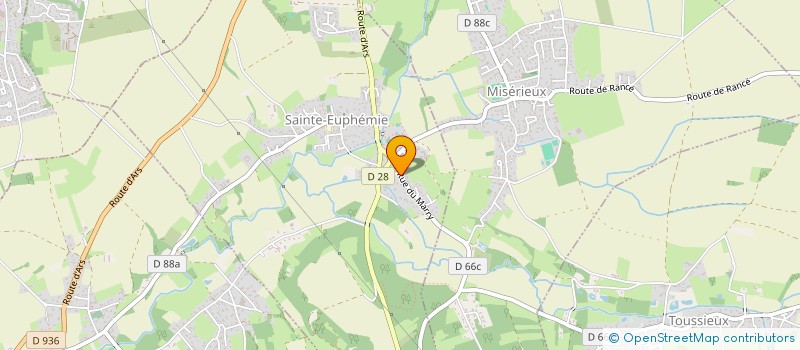 localisation de l'entreprise MONSIEUR NICOLAS CORSI  SAINTE-EUPHEMIE