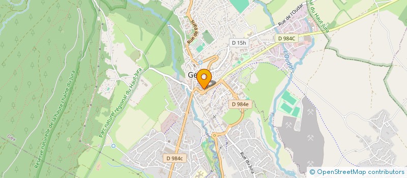 localisation de l'entreprise MONSIEUR NICOLAS COSSARD  GEX