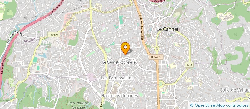 localisation de l'entreprise MONSIEUR NICOLAS COSTA à LE CANNET
