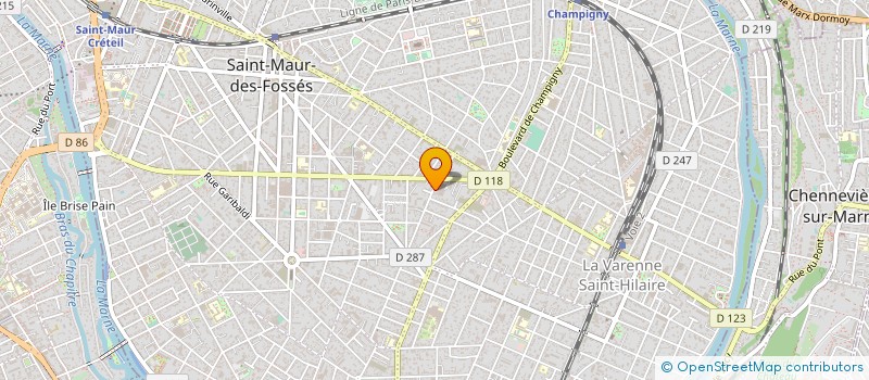 localisation de l'entreprise MONSIEUR NICOLAS COTARD à SAINT-MAUR-DES-FOSSES