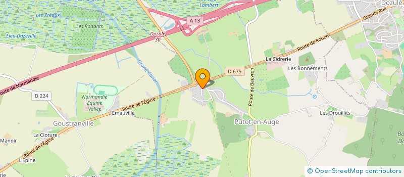 localisation de l'entreprise MONSIEUR NICOLAS COTTEBRUNE  GOUSTRANVILLE