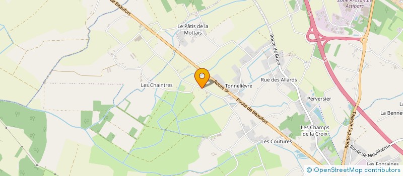 localisation de l'entreprise MONSIEUR NICOLAS COTTIN à GENNES-VAL-DE-LOIRE