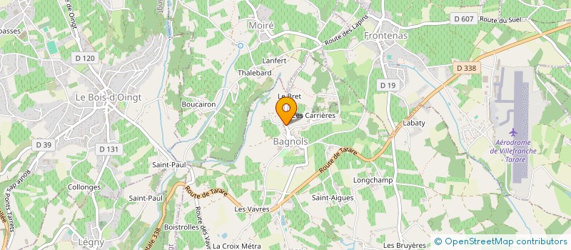 localisation de l'entreprise MONSIEUR NICOLAS COTTINET  BAGNOLS