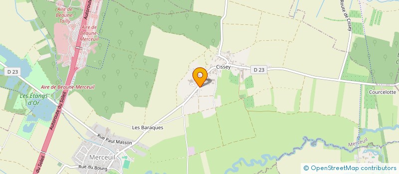 localisation de l'entreprise MONSIEUR NICOLAS COUDOR  MERCEUIL