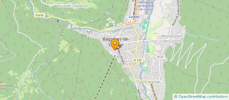 localisation de l'entreprise MONSIEUR NICOLAS COUILLARD à BAGNERES-DE-LUCHON