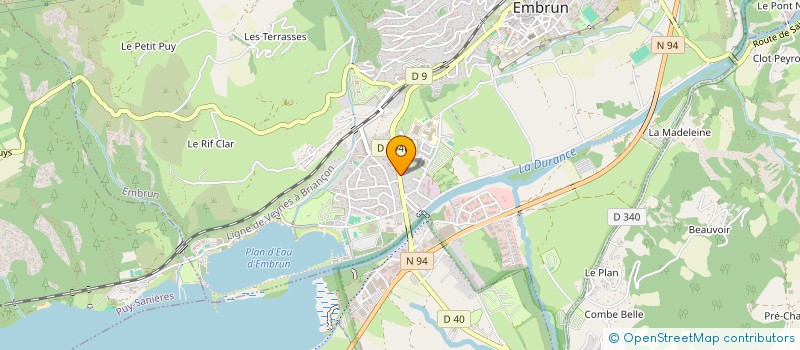 localisation de l'entreprise MONSIEUR NICOLAS COULOUMY  EMBRUN