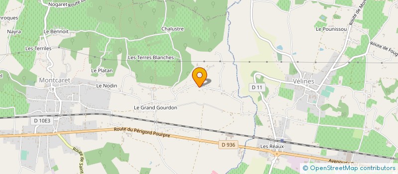 localisation de l'entreprise MONSIEUR NICOLAS COULY à MONTCARET