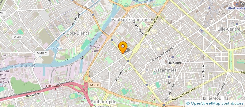 localisation de l'entreprise MONSIEUR NICOLAS COURAUD à LILLE