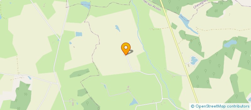 localisation de l'entreprise MONSIEUR NICOLAS COURMONT  THIEL-SUR-ACOLIN