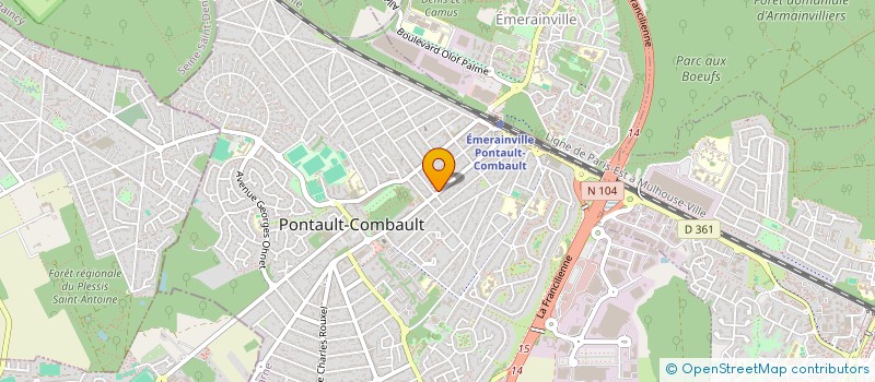 localisation de l'entreprise MONSIEUR NICOLAS COURNARIE à PONTAULT-COMBAULT