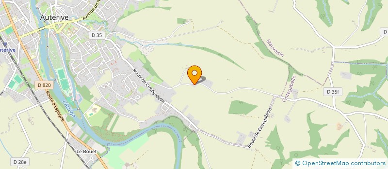 localisation de l'entreprise MONSIEUR NICOLAS COURTHIEU  AUTERIVE
