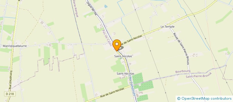 localisation de l'entreprise MONSIEUR NICOLAS COURTIN  SAINTE-MARIE-KERQUE