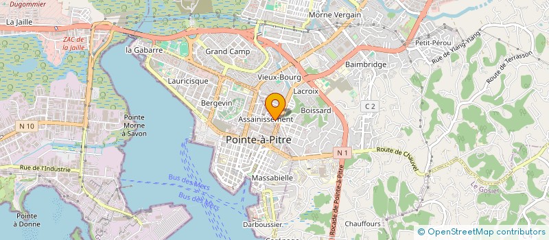 localisation de l'entreprise MONSIEUR NICOLAS COURTOIS à LES ABYMES