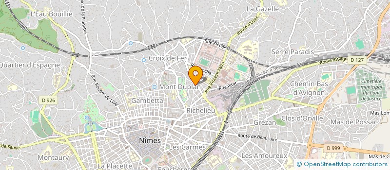 localisation de l'entreprise MONSIEUR NICOLAS COURTOIS  NIMES