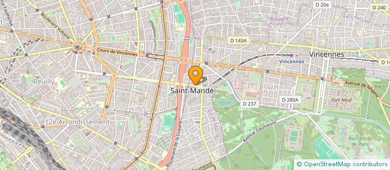 localisation de l'entreprise MONSIEUR NICOLAS COUTEL  SAINT-MANDE