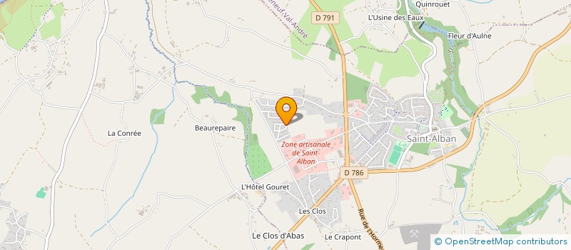 localisation de l'entreprise MONSIEUR NICOLAS COUTOU  SAINT-ALBAN