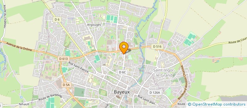 localisation de l'entreprise MONSIEUR NICOLAS COUVERT  BAYEUX
