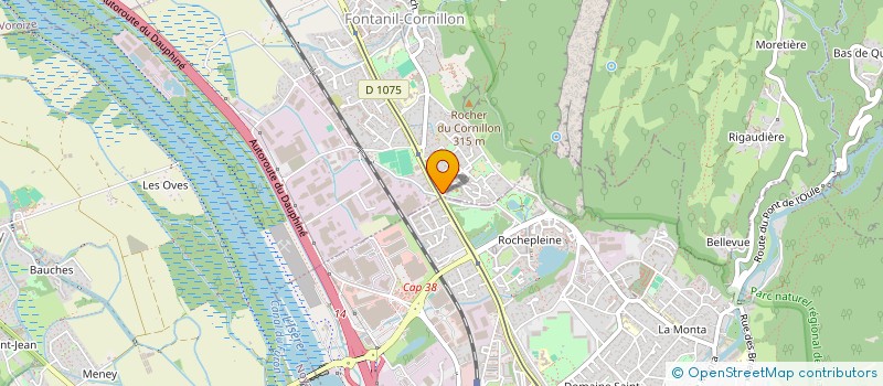 localisation de l'entreprise MONSIEUR NICOLAS COYNEL  FONTANIL-CORNILLON