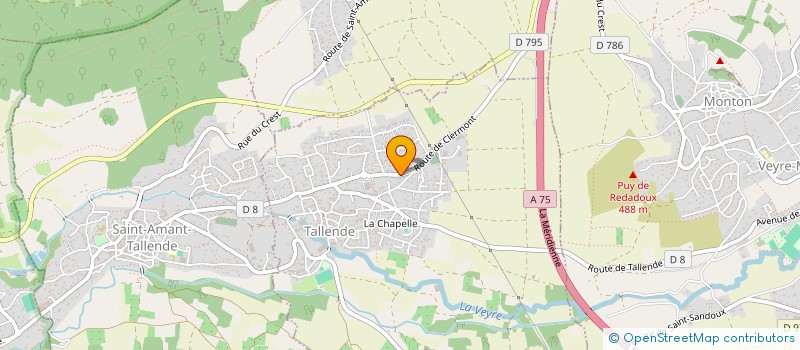 localisation de l'entreprise MONSIEUR NICOLAS CRANTELLE  TALLENDE