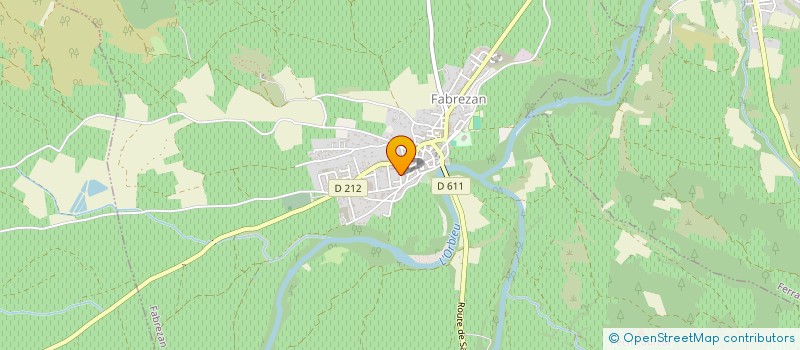 localisation de l'entreprise MONSIEUR NICOLAS CREMAILH  FABREZAN