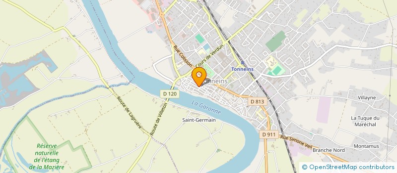 localisation de l'entreprise MONSIEUR NICOLAS CREPIN  TONNEINS