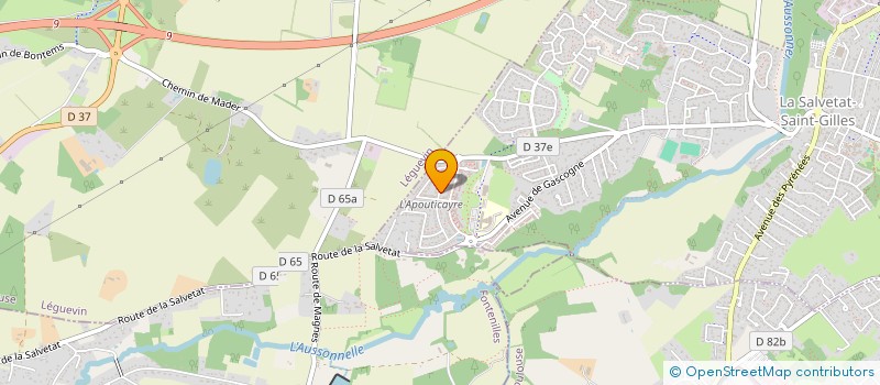 localisation de l'entreprise MONSIEUR NICOLAS CRISTOL  LA SALVETAT-SAINT-GILLES