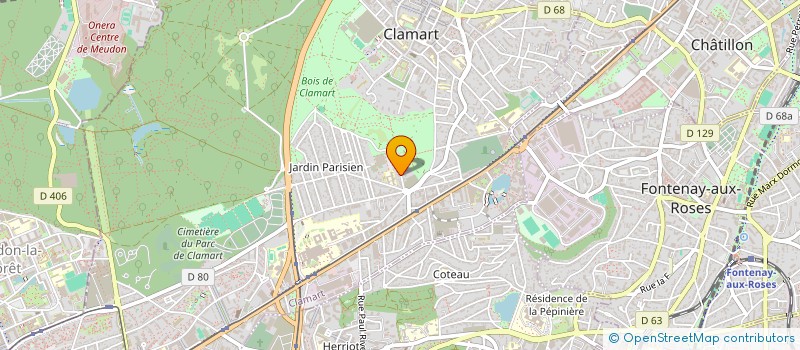 localisation de l'entreprise MONSIEUR NICOLAS CRITICOS-ENGUEHARD à CLAMART