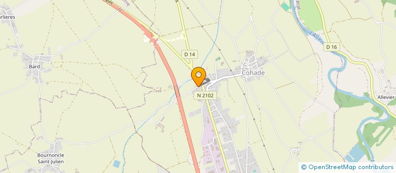 localisation de l'entreprise MONSIEUR NICOLAS CROS  SAINT-ETIENNE