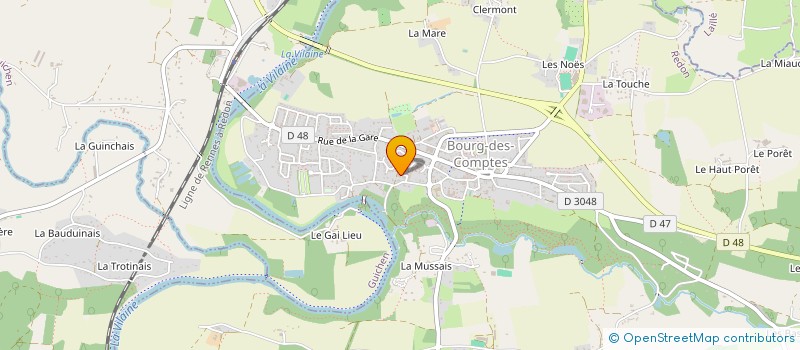 localisation de l'entreprise MONSIEUR NICOLAS CROS  BOURG-DES-COMPTES