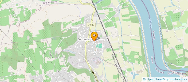 localisation de l'entreprise MONSIEUR NICOLAS CROTAT  SAUVETERRE