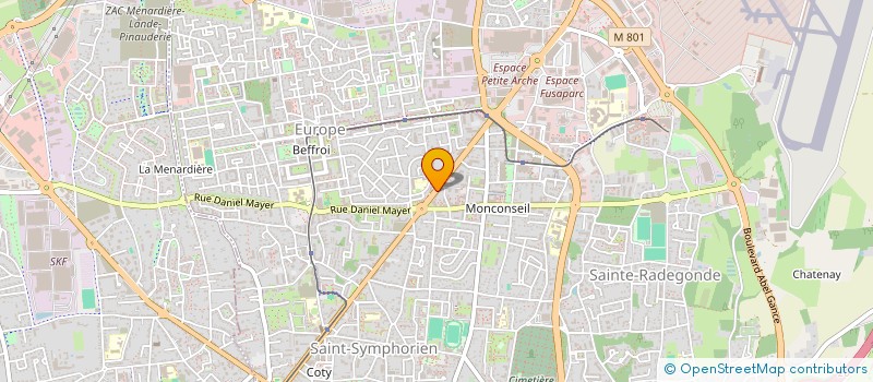 localisation de l'entreprise MONSIEUR NICOLAS CROUZAT-REYNES  TOURS