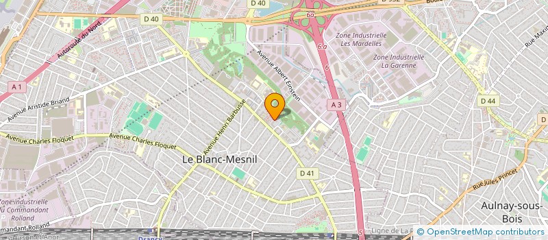 localisation de l'entreprise MONSIEUR NICOLAS CROZET à LE BLANC-MESNIL