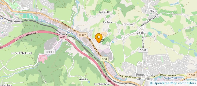 localisation de l'entreprise MONSIEUR NICOLAS CROZET  VINDRY-SUR-TURDINE