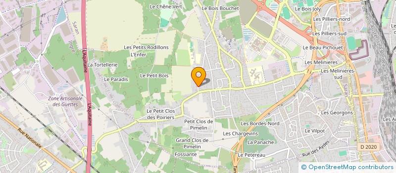 localisation de l'entreprise MONSIEUR NICOLAS CROZIER  SARAN