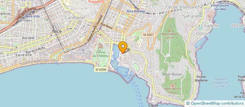 localisation de l'entreprise MONSIEUR NICOLAS CRULLI à NICE