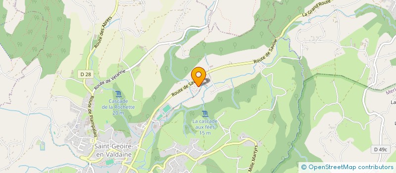 localisation de l'entreprise MONSIEUR NICOLAS CUENCA  SAINT-GEOIRE-EN-VALDAINE