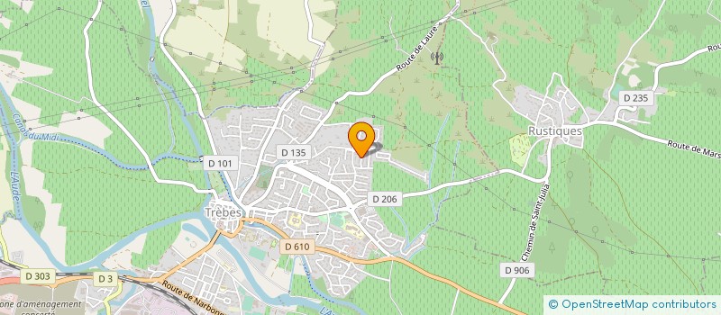 localisation de l'entreprise MONSIEUR NICOLAS CUGUILLERE  TREBES