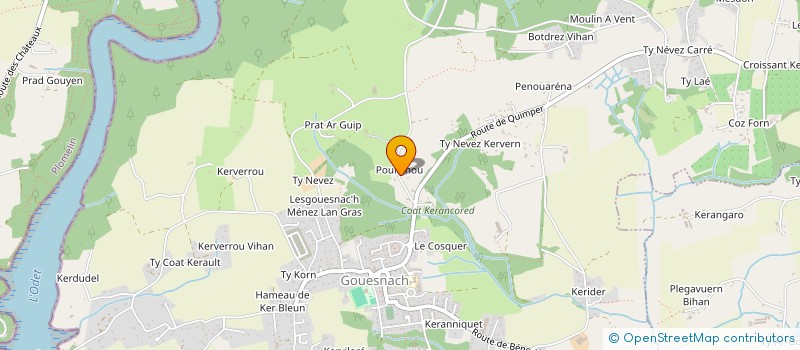 localisation de l'entreprise MONSIEUR NICOLAS CUISNIER  GOUESNACH