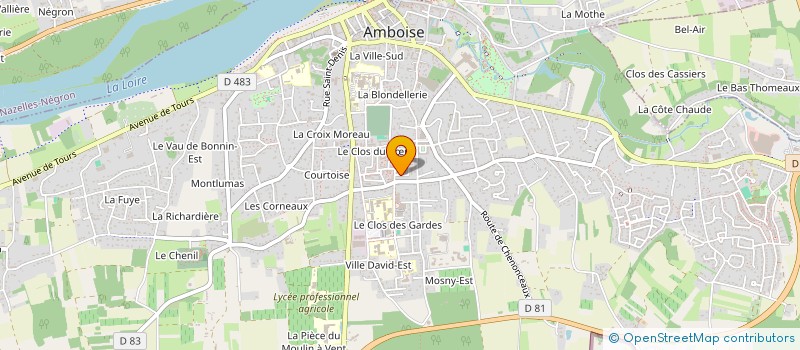 localisation de l'entreprise MONSIEUR NICOLAS CUNIN  AMBOISE