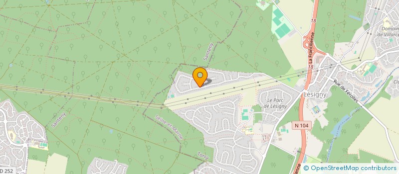 localisation de l'entreprise MONSIEUR NICOLAS CURATEAU  FONTENAY-TRESIGNY