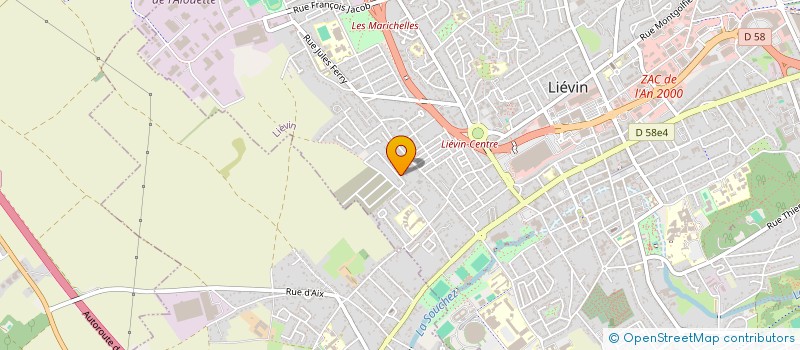 localisation de l'entreprise MONSIEUR NICOLAS CUREAU à LIEVIN