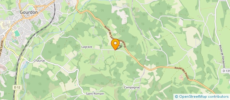 localisation de l'entreprise MONSIEUR NICOLAS CUROUX  GOURDON