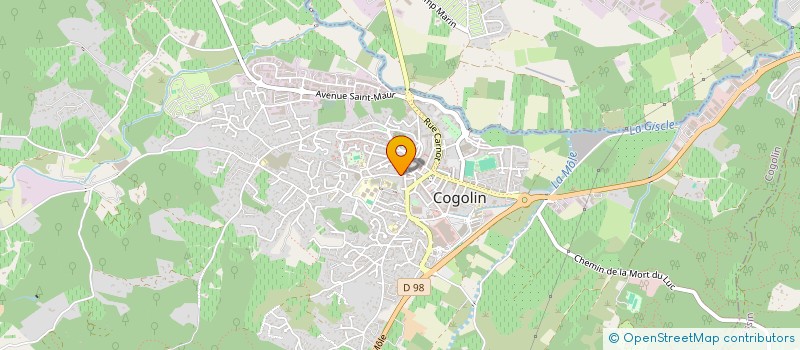 localisation de l'entreprise MONSIEUR NICOLAS CURSAT à COGOLIN